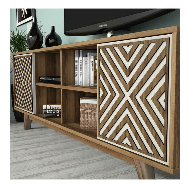 Nappali fal Ivonne (krém + dió)