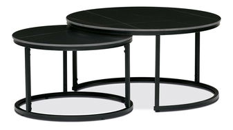 Set 2 konferenčných stolíkov Azufre (čierna)