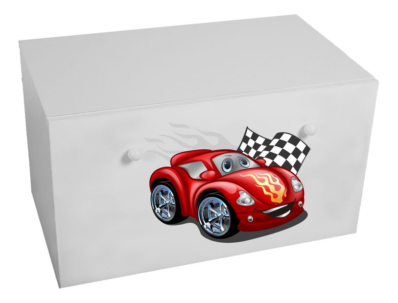 Gyermek tároló box Ione (fehér)