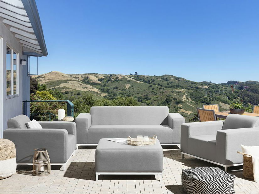 Set mobilier de grădină Roper (gri) 