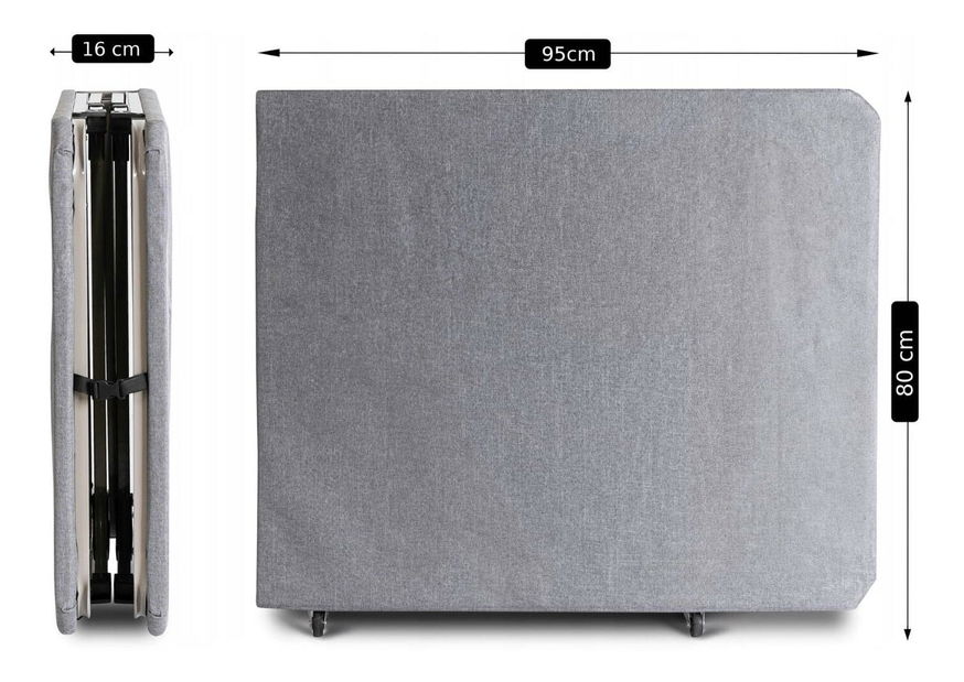 Vrtna ležaljka Velar (siva) 