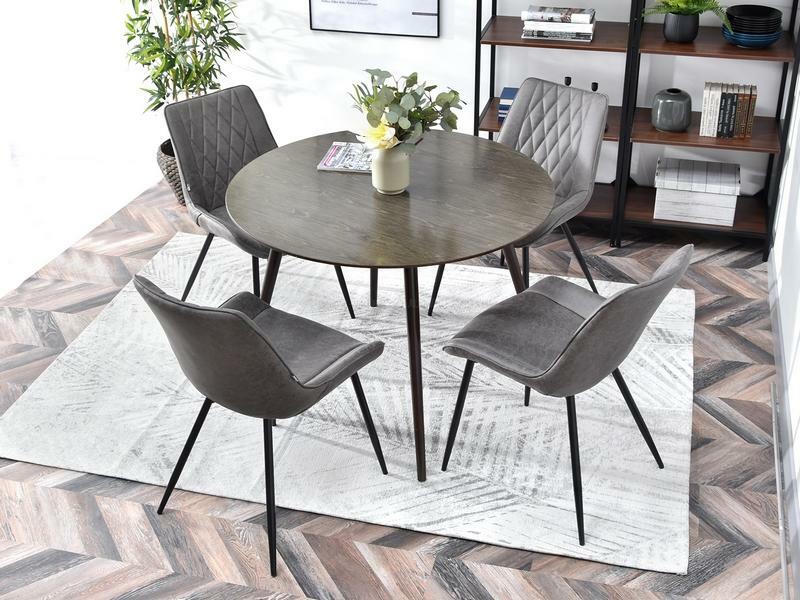 Stolica Aron (siva + crna)