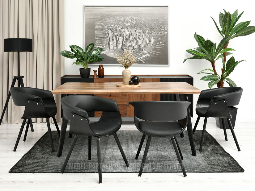 Stolička Enzo K (čierna)