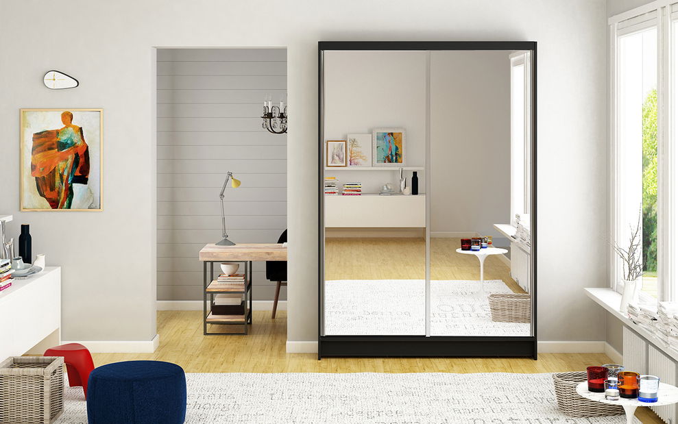 Dulap de haine Marisol 6 (negru)