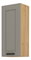 Horná kuchynská skrinka Lucid 40 G 90 1F (dub artisan + claygrey)