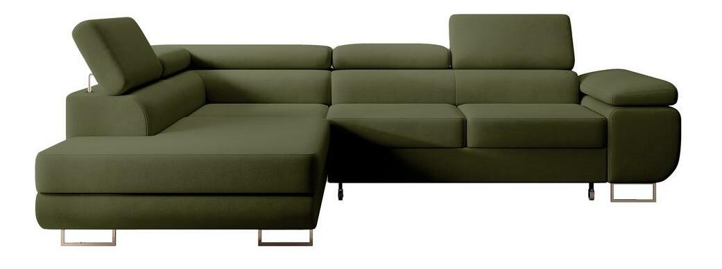 Kutna garnitura Stiletto (L) (zelena + srebrna)