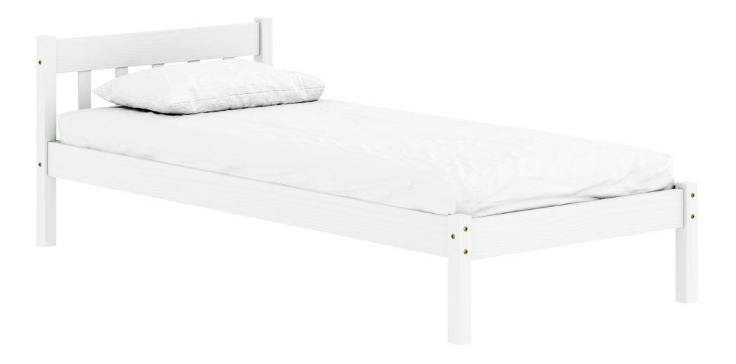 Egyszemélyes ágy 90x200 cm Malil (fehér)