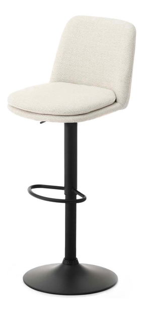 Barová stolička Ravelianto (krémová + čierna)