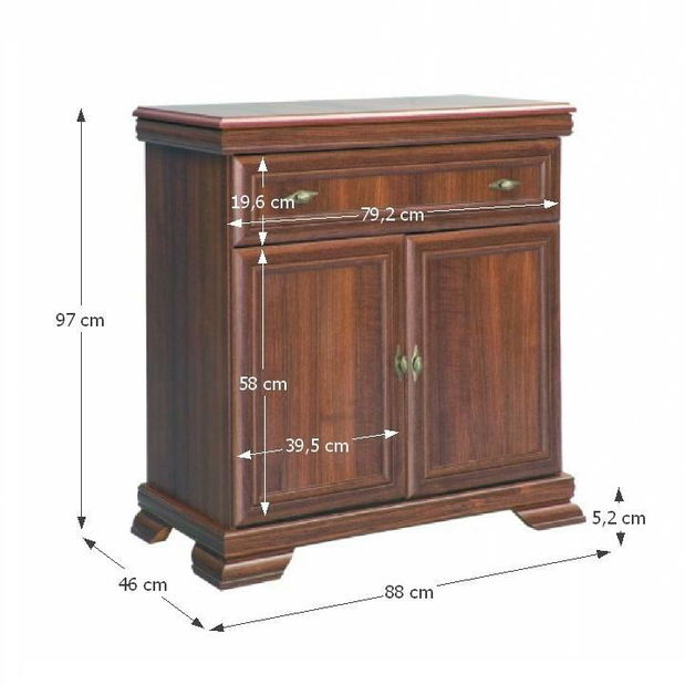 Komód Kraz KK1 (samoa king) *kiárusítás