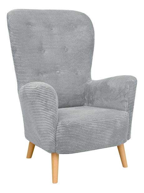 Fotoliu urechi Pasos (gri deschis)