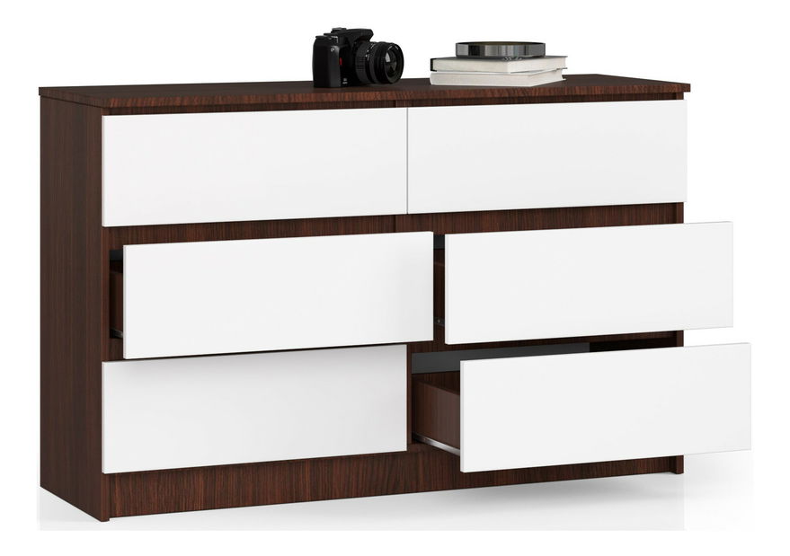 Komód Kapil (wenge + fehér)