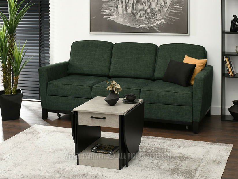 Măsuță de cafea Espana (beton + negru)