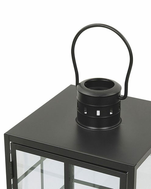 Dekoratívny lampáš BANTE (čierna)