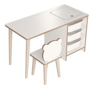 Dječji stol sa stolicom Sonka 1 (bijela)