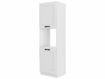 Dulap de bucătărie pentru alimente Lucid 60 DP 210 2F (alb + alb)