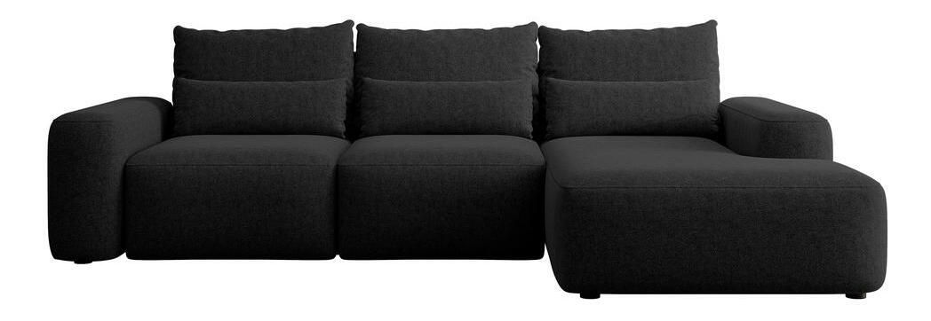 Colțar Carlito (D) (negru + negru)