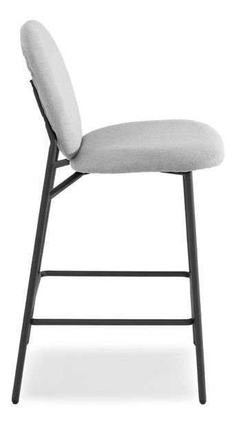 Barová stolička Aurelese (sivá + čierna)