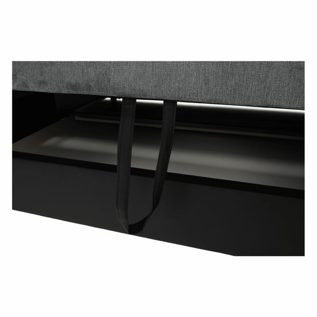 Colțar U Stan (negru + Gri închis) (D)