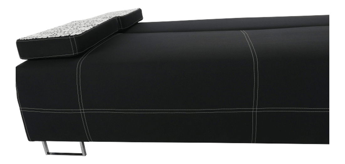 Háromszemélyes kanapé Elize fekete 