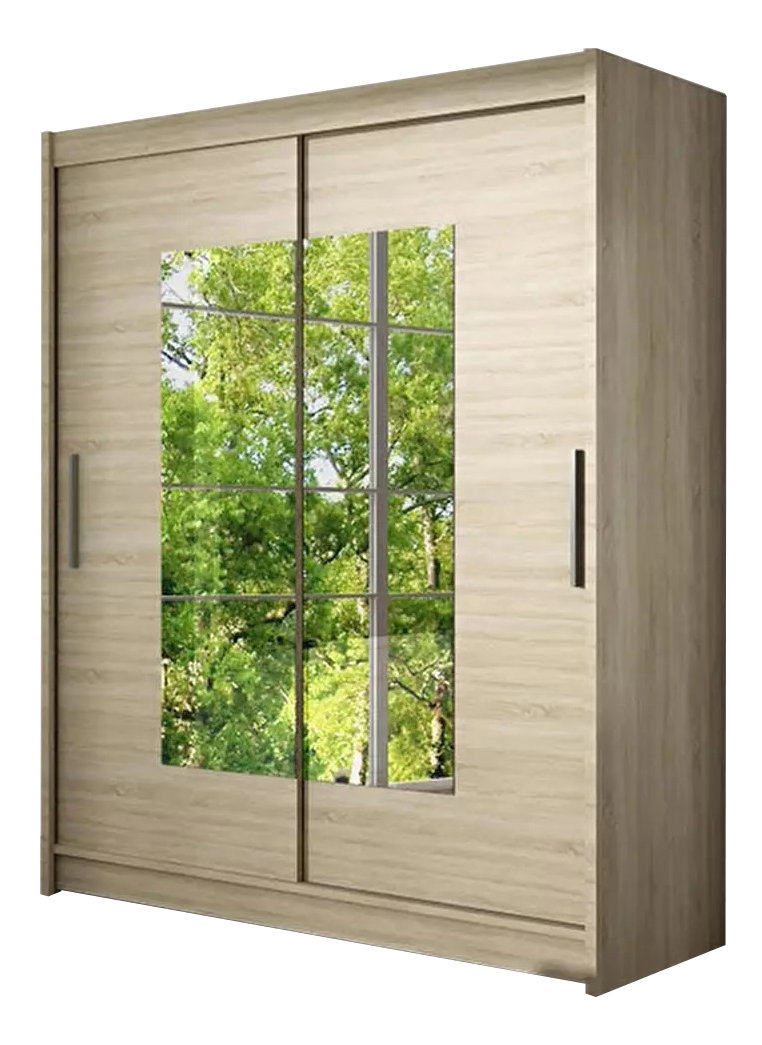 Šatníková skriňa Wopim III (dub sonoma)