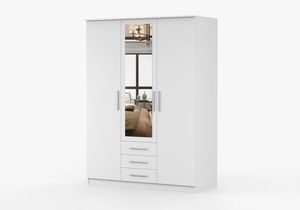 Dulap de haine Svalga 3D (alb)