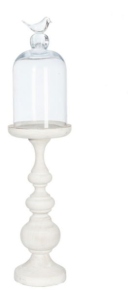 Dekoratívny predmet Jolipa Zvon / Klobúk (17x17x72cm) (Biela)