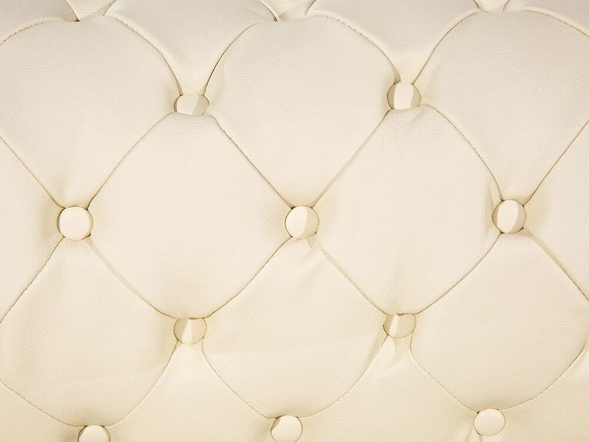 Kožna sofa trosjed Chichester (krem)