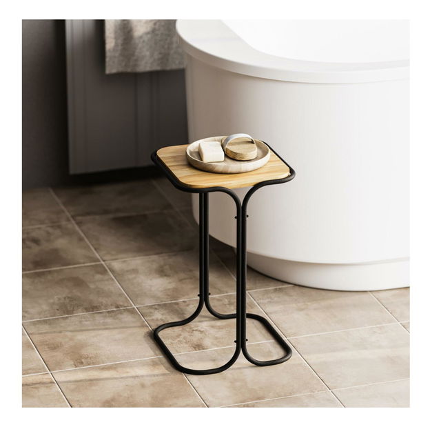 Stolić za kavu Museli 2 (crna + prirodna)