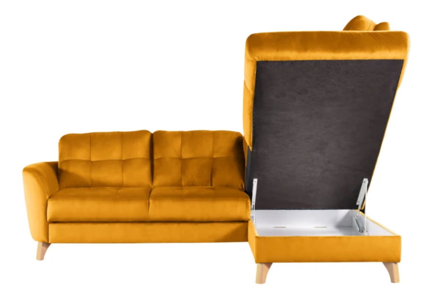 Kutna garnitura Vista (žuta) (D)