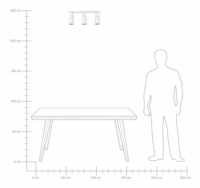 Zidna svjetiljka Tullius (bijela) 