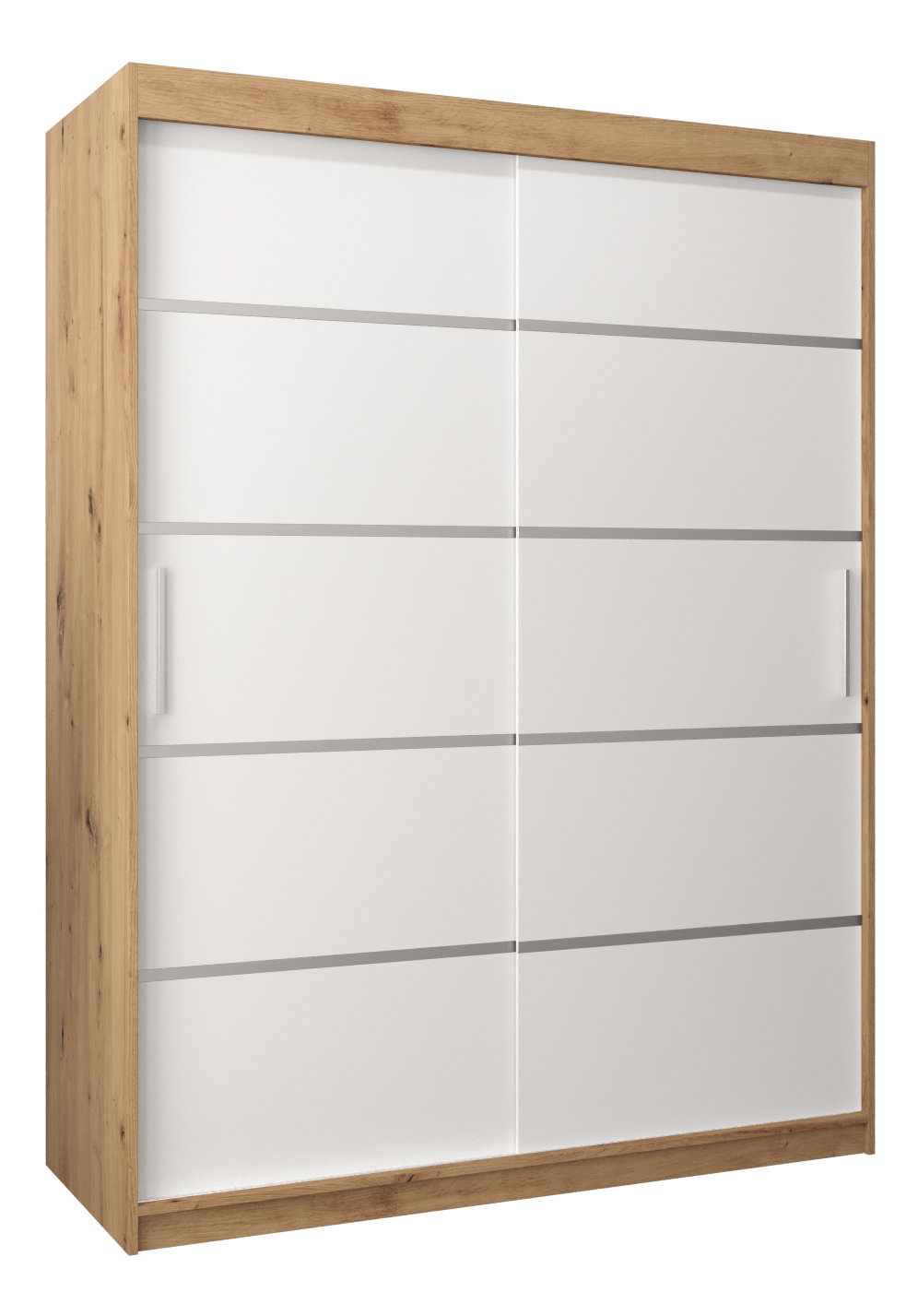 Ruhásszekrény 150 cm Verika 1 150 (artisan tölgy + fehér)