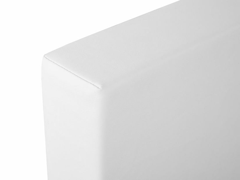 Bračni krevet 180x200 cm Zina (bijela) (s LED rasvjetom)