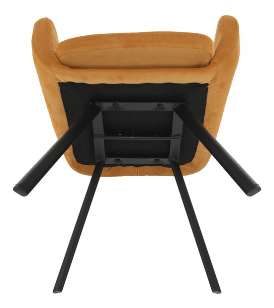 Kreslo Zela (horčicová)