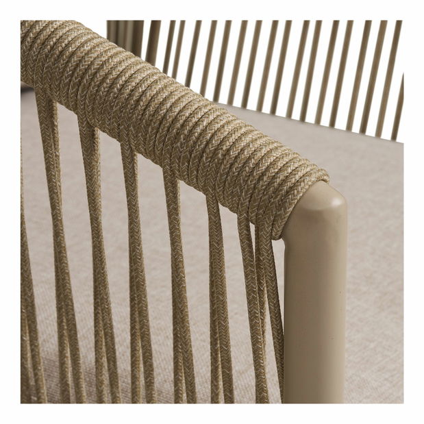 Záhradná stolička Seravina (piesková)