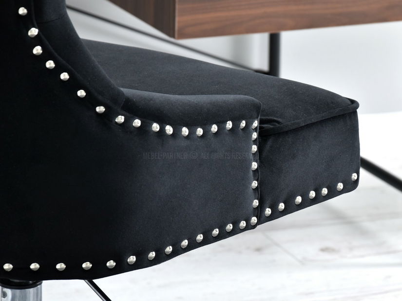 Stolička Sonia (čierna + chrómová)