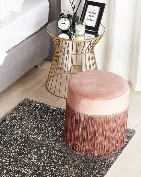 Covor 80x150 cm ELSE (stofă) (gri + auriu)