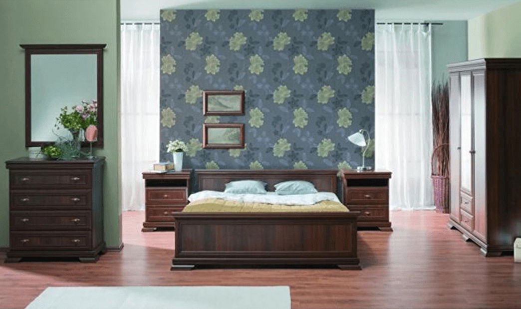 Hálószoba Kraz (samoa king) (180x200 cm es ággyal)