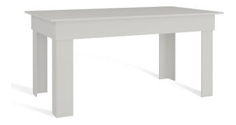 Jedálenský stôl Mostrarse 1 (biela) (pre 6 osôb)