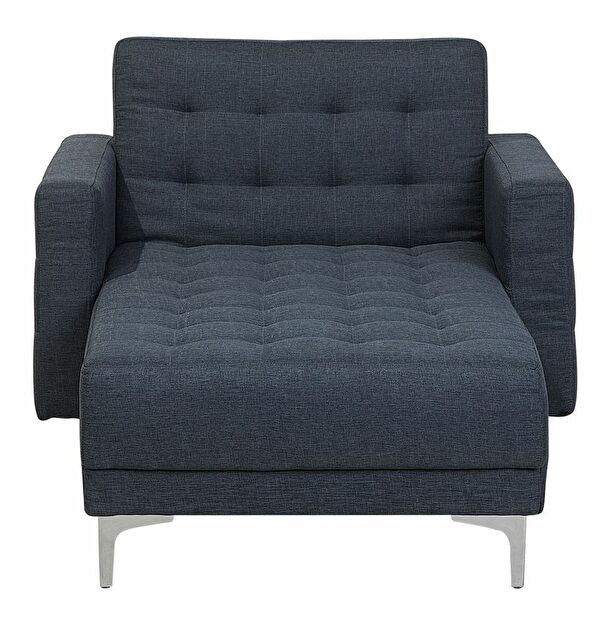 Fotoliu șezlong relaxare ABERLADY (textil) (gri)