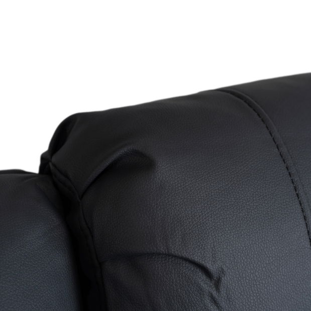 Masažna fotelja Jornaleros (crna ekokoža) 