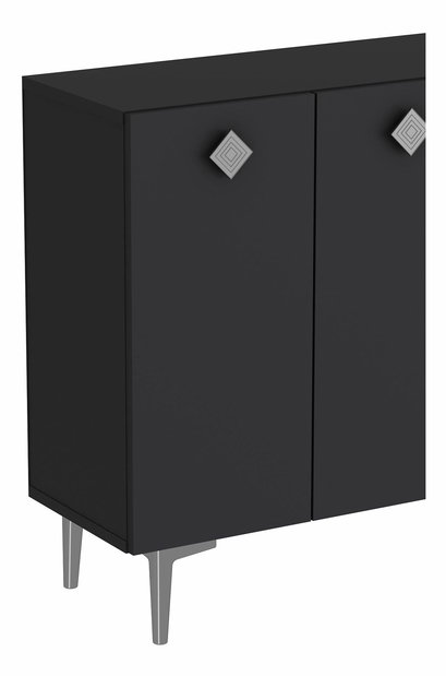 Skrinka Morana (antracit + strieborná)