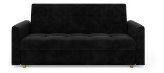 Pohovka dvojsedačka Luna (čierna)