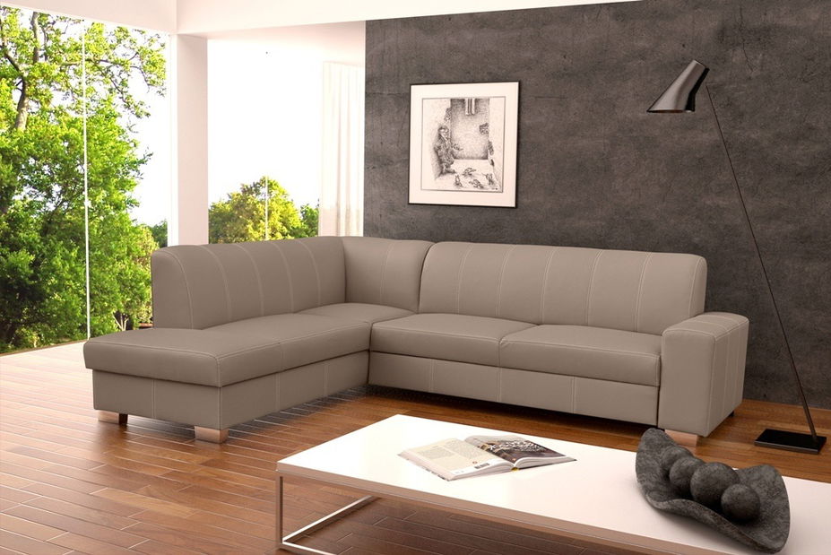 Rohová sedačka Seymour (béžová) (L)