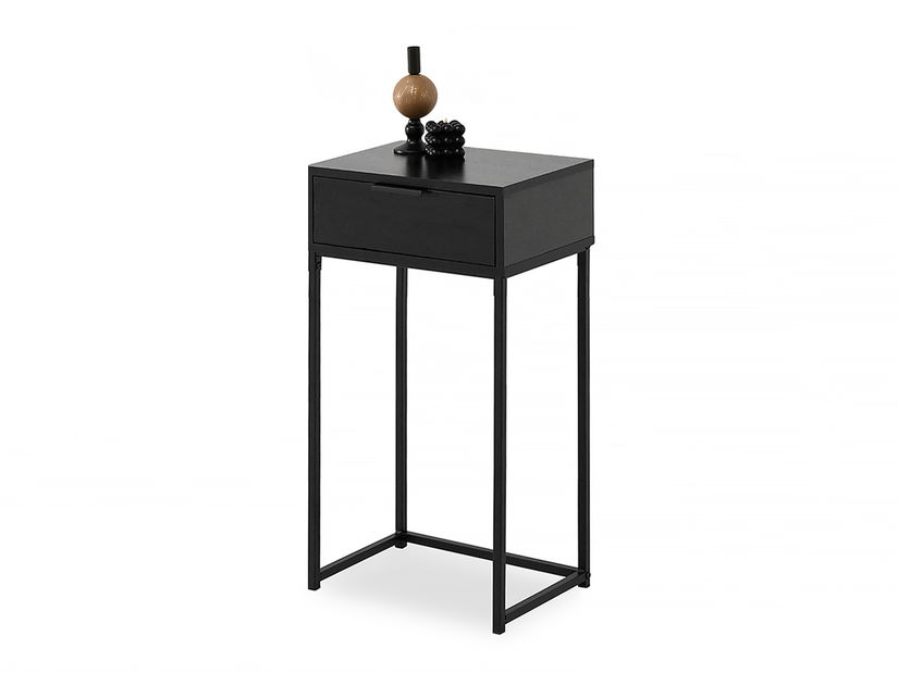 Konzolasztal Norma S (fekete fa + fekete)