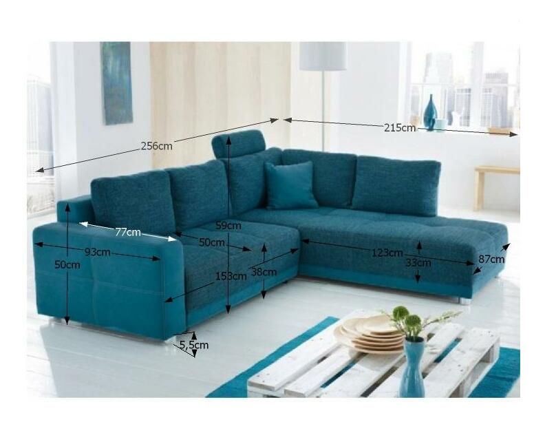 Rohová sedačka Olubria (čierna + sivá) (P)