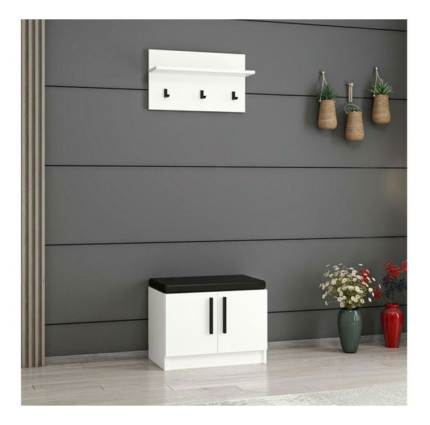 Predsieňová zostava Nemake 9 (biela) 