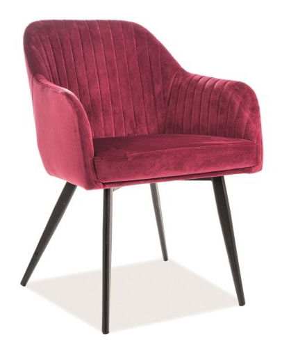 Étkezőszék Elias (bordó + fekete)