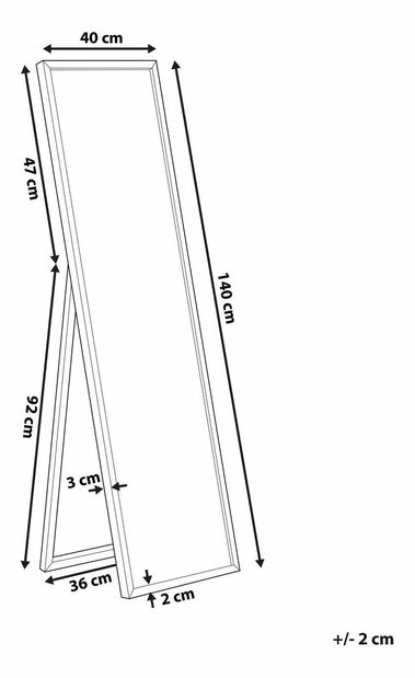 Zrkadlo Brynlie (zlatá)