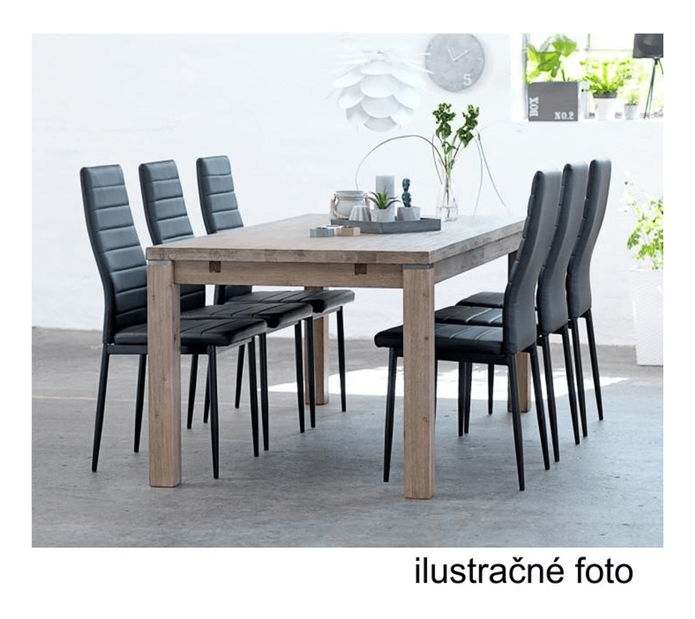 Scaun de sufragerie (4buc.) Coleta nova (alb piele ecologică) *resigilate