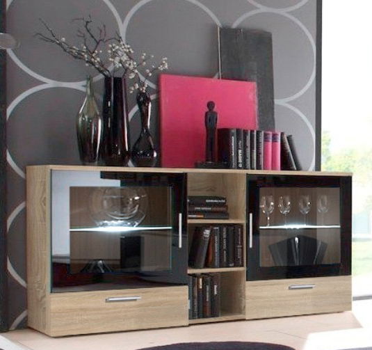 Vitrína Lyra 20 DSS LYS (s osvetlením)